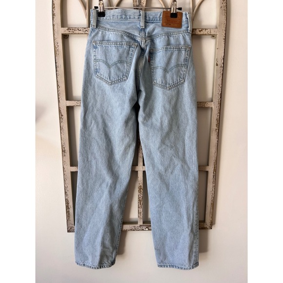 Levi's 90's 501 Jeans Ever Afternoon Light Wash Size 24 Relaxed Straight - Picture 6 of 11